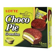 LOTTE CHOCO PIE GREEN TEA