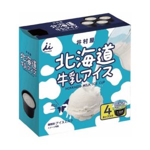 Hokaido Milk Ice Cream Cup 90ML 4pc